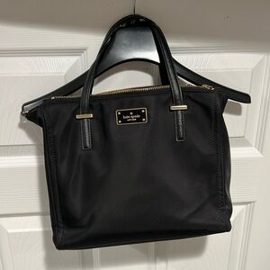 Kate Spade medium size hand bag in classic black fabric